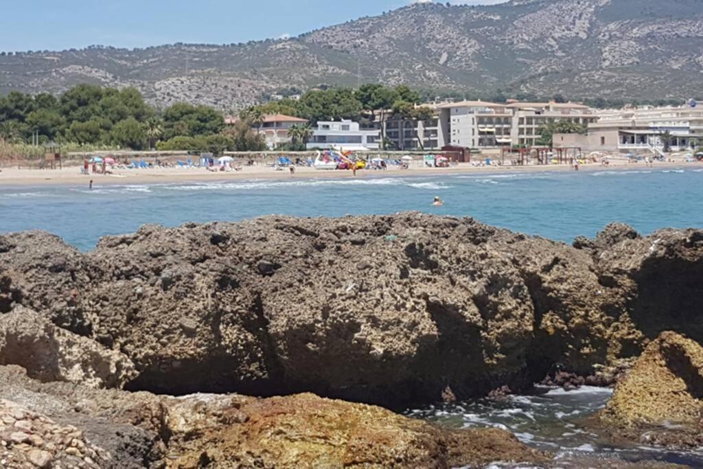 Neu renoviertes Strandappartment mit Meerblick Alcossebre Extérieur photo